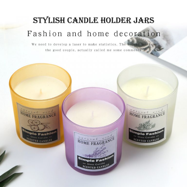 Glass Color Aromatherapy Candle Jar glass jar supplier
