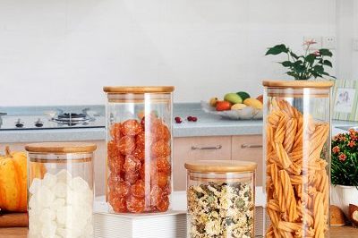 Customized High Borosilicate Glass Storage Tank (1)