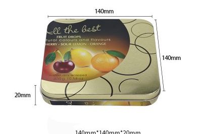 Factory Custom Food Packaging Square Small Tin Box (1)
