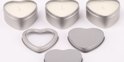 Factory Wholesale Tinplate Heart-Shaped Scented Candle Jar (4)