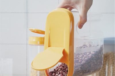 Flip Open Snack Food Storage Tank (1)