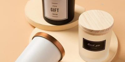 Glass Color Aromatherapy Candle Jar (5)