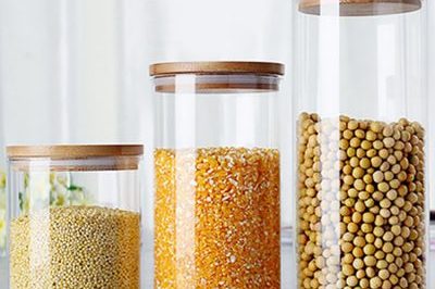 High Borosilicate Moisture-Proof Bamboo Storage Tank (5)