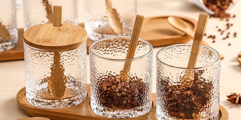 Kitchen Glass Seasoning Spice Jars (2)