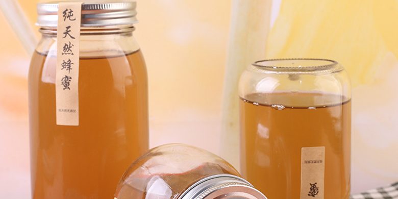 Manufacturers Supply Round Transparent Glass Honey Jar (5)