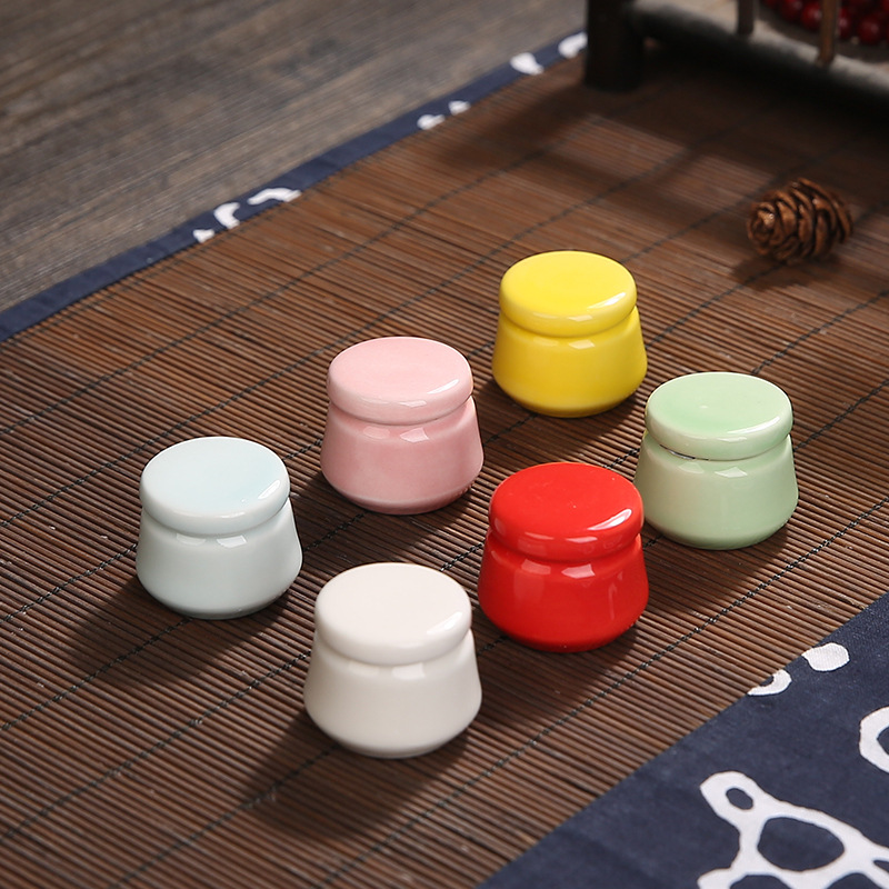 Mini Small Sealed Ceramic Jar glass jar supplier