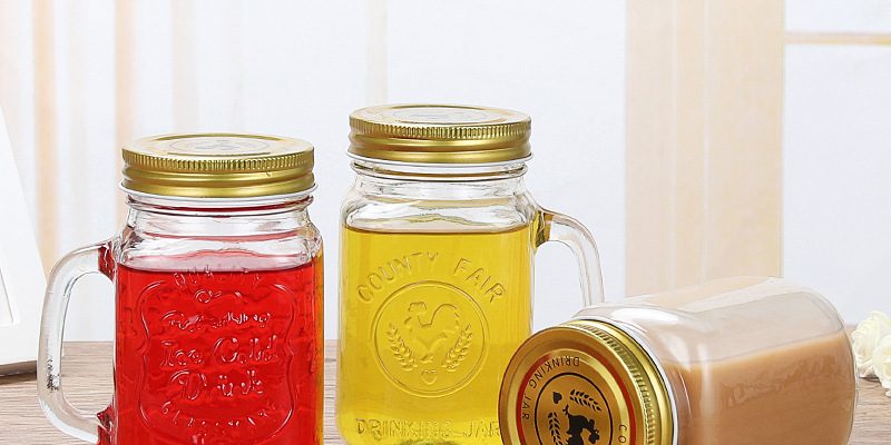 Rooster Cup Juice Cup Creative Mason Jar (3)