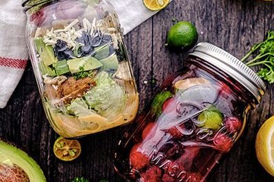 Sealed Glass Juice Mason Cup With Lid (5)