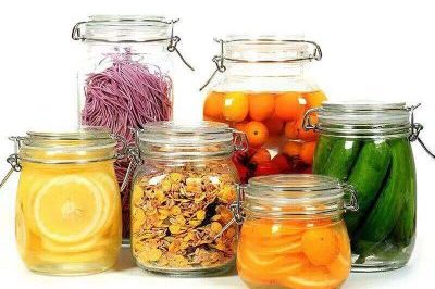 Steel Card Sealed Glass Food Storage Bottle (3)