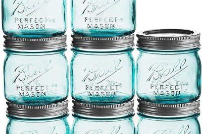 8 Oz Regular Mouth Vintage Mason Jars (1)