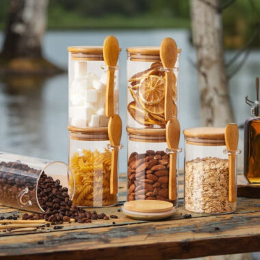 Household kitchen food storage jars from reliable factory