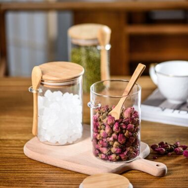 Household kitchen food storage jars from reliable factory