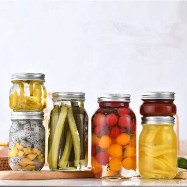 Food-grade airtight pickle jars for kitchen storage
