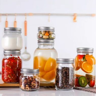 Food-grade airtight pickle jars for kitchen storage