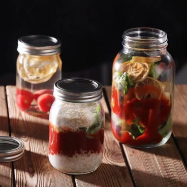 Food-grade airtight pickle jars for kitchen storage
