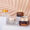 Luxury portable eye cream custom glass cosmetic jars