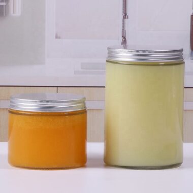 Large capacity cylindrical glass jam jars wholesale