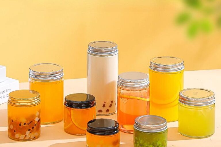 Cylindrical glass jam jars with airtight lids for wholesale (7) Large capacity cylindrical glass jam jars wholesale