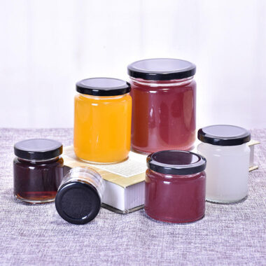 Glass jam jars with lids from trusted factory