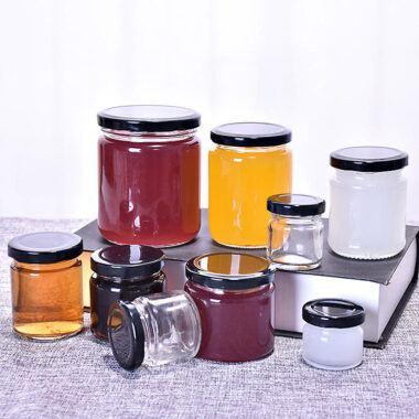 Glass jam jars with lids from trusted factory
