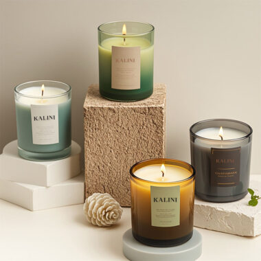 Luxury home decorative custom candle jars