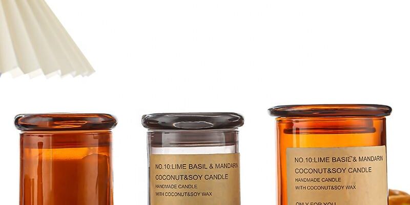 Luxury glass candle jars from a reliable supplier