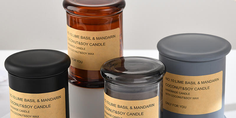 Luxury glass candle jars from a reliable supplier