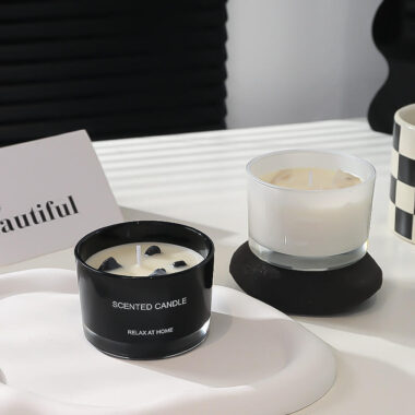 Luxury colored candle jars for wholesale candle packaging