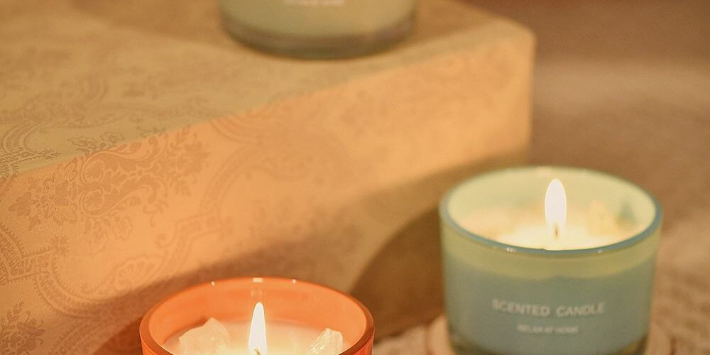 Luxury colored candle jars for wholesale candle packaging