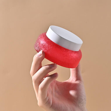 Luxury colored glass cosmetic jars bulk for skincare packaging