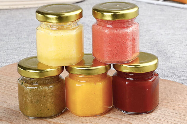 Glass jam jars for food storage and packaging (4) Transparent food jam jars with airtight lids
