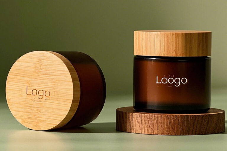 High-quality amber transparent glass cosmetic jars (5) Amber transparent glass cosmetic jars for skincare packaging