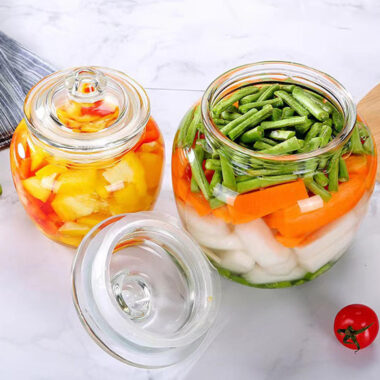 Airtight pickle jars for kitchen food storage