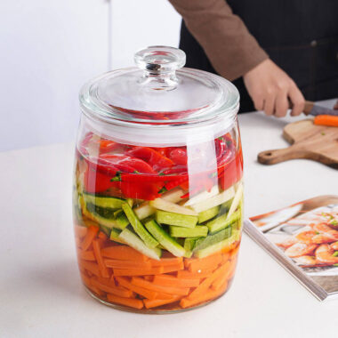Airtight pickle jars for kitchen food storage