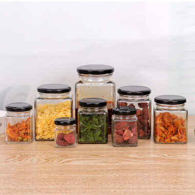 High-quality pickle jars with durable metal lids