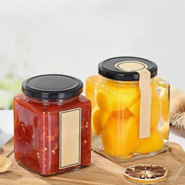 High-quality pickle jars with durable metal lids