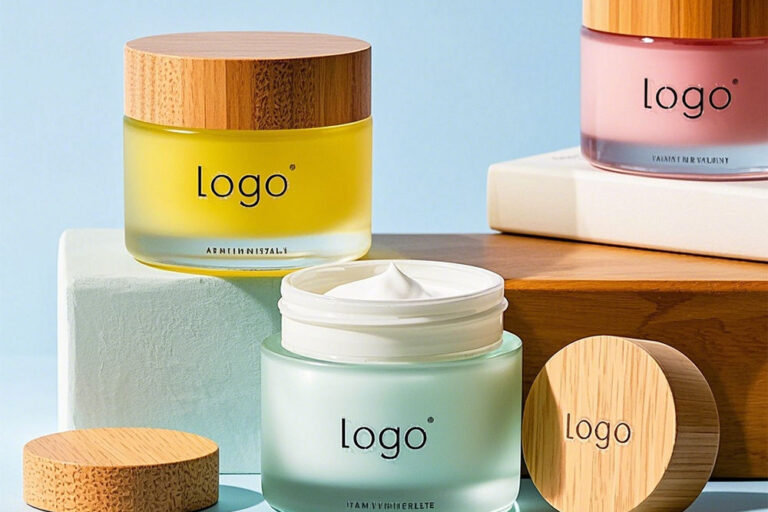 Premium custom glass cosmetic jars for skincare brands (8) Custom luxury glass cosmetic jars for beauty packaging