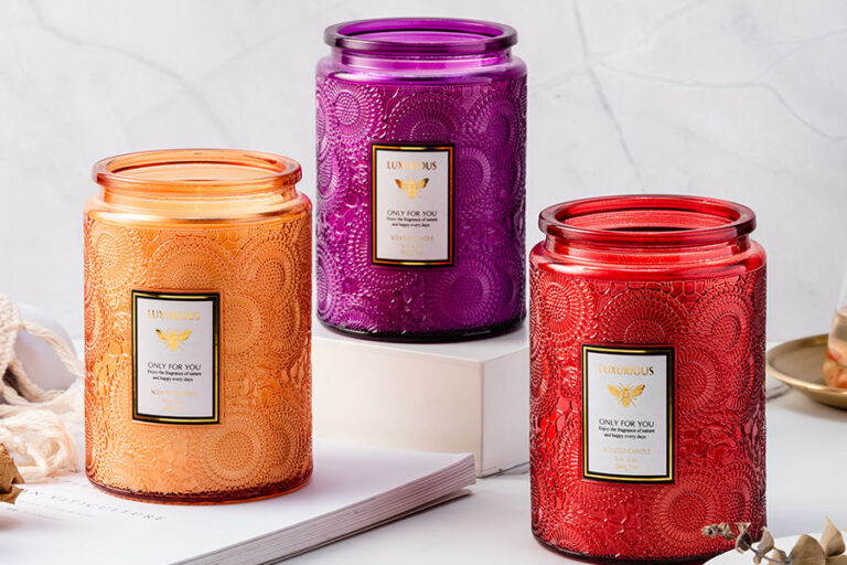 Premium decorative candle jars in multicolor luxury design (8) Luxury multicolor decorative candle jars with elegant finishes