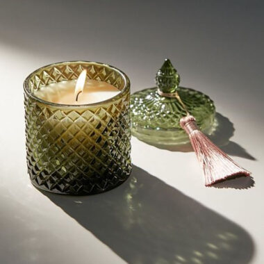 Luxury crystal colored candle jars wholesale supply