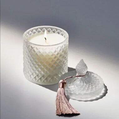 Luxury crystal colored candle jars wholesale supply