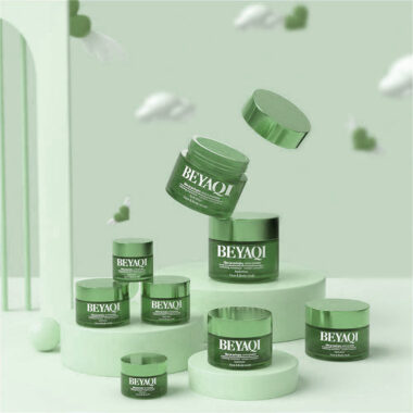 Luxury face cream glass cosmetic jars manufacturer
