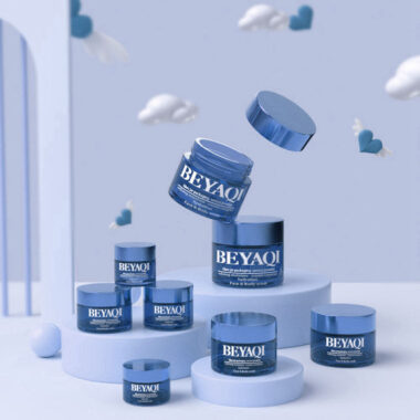 Luxury face cream glass cosmetic jars manufacturer