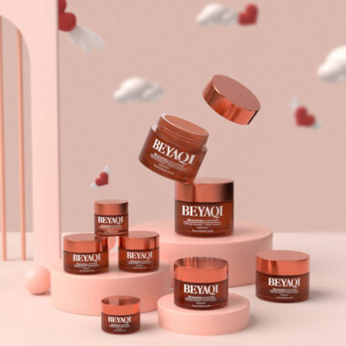 Luxury face cream glass cosmetic jars manufacturer