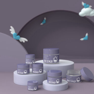 Luxury face cream glass cosmetic jars manufacturer