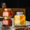 Multi-purpose wide-mouth glass jam jars for storage