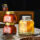 Multi-purpose wide-mouth glass jam jars for storage