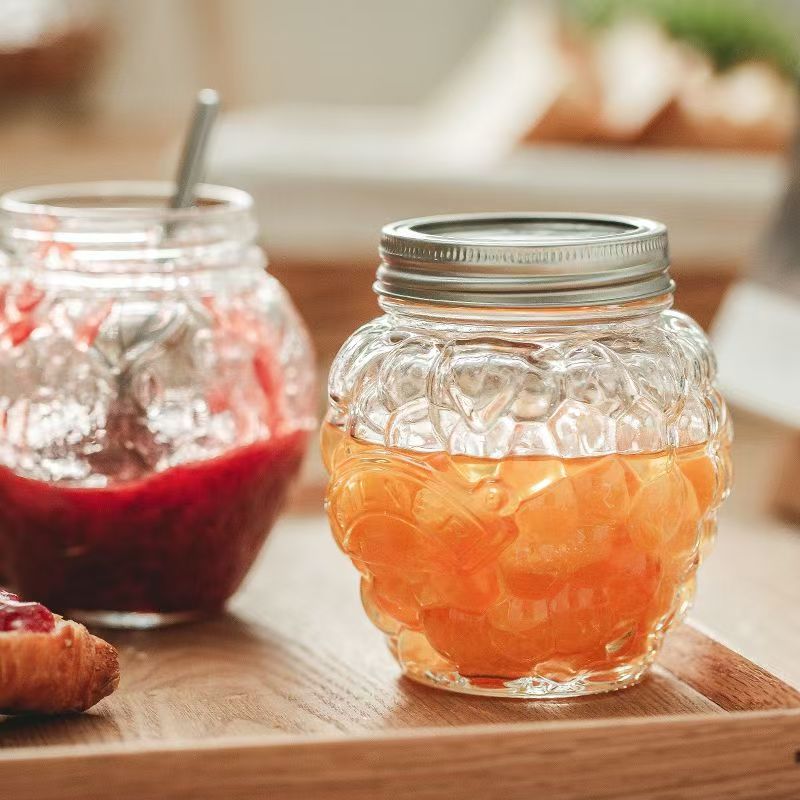 Food-grade moisture-proof jam jars with airtight lids
