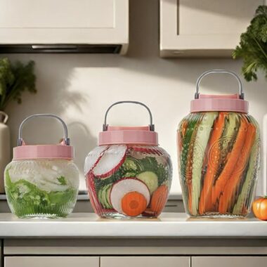 Food-grade thickened sealed pickle jars for home kitchen storage