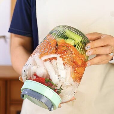 Food-grade thickened sealed pickle jars for home kitchen storage