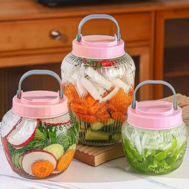 Food-grade thickened sealed pickle jars for home kitchen storage